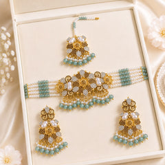 Turkish Choker Set-05 (Mint Green)