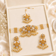 Turkish Choker Set-05 (Golden)