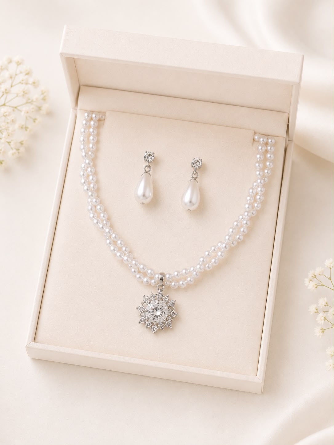 Pearl Necklace Set -02