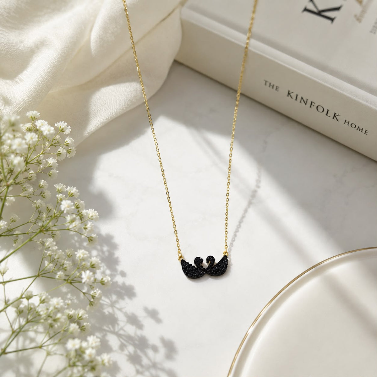Double Duck Pendent (Golden)