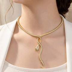 Twisted snake Choker (Golden)