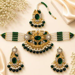 Turkish Choker Set-07 (Green)