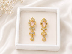 Zircon Jhumki-102 (Pink)
