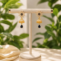 Zircon Jhumki-103 (Black)