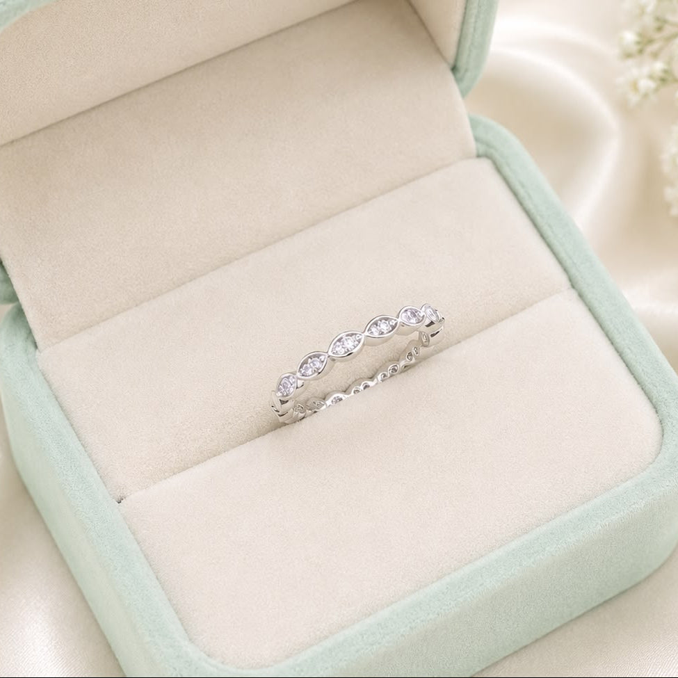 Zircon Ring-363 (Silver)