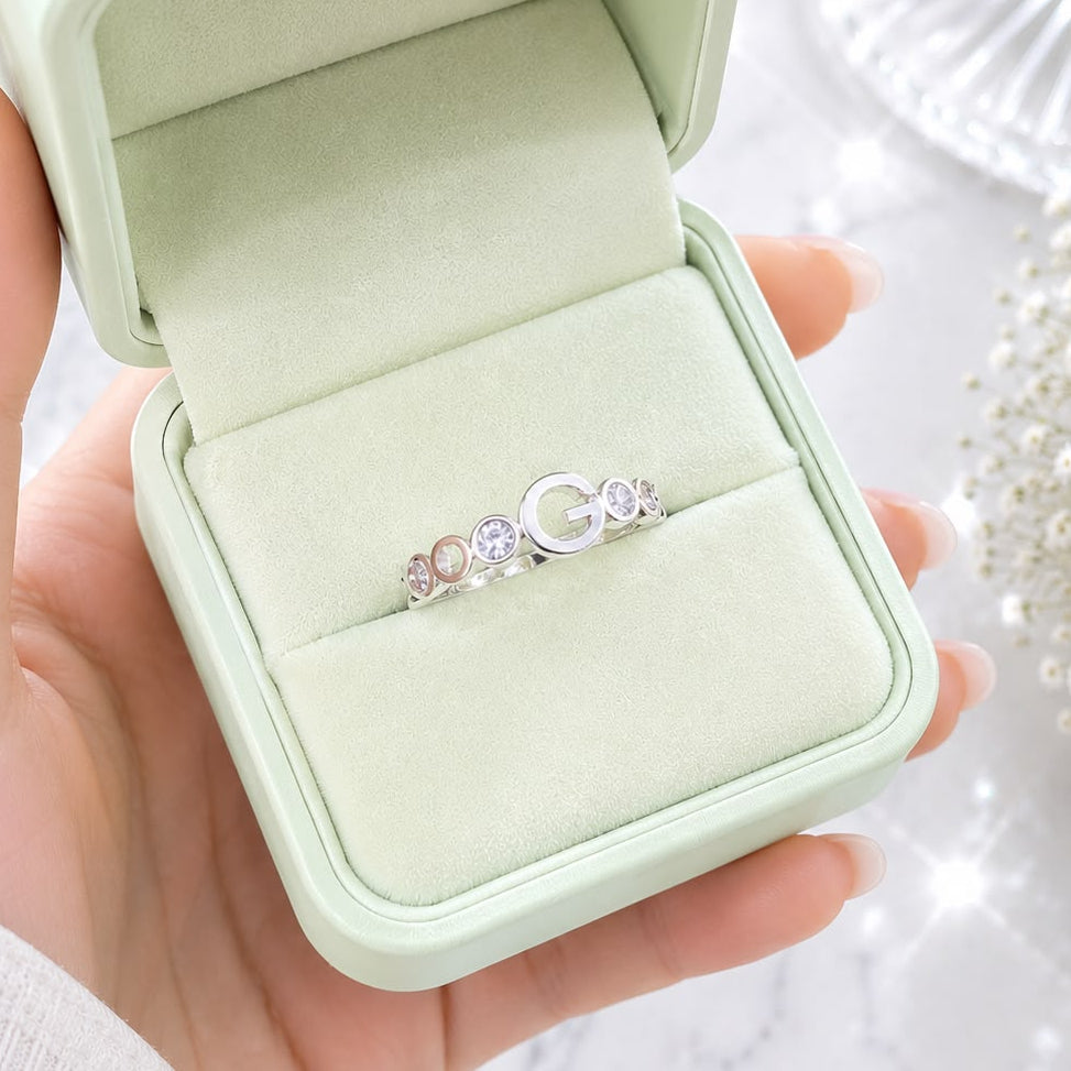 Zircon Ring-381 (Silver)