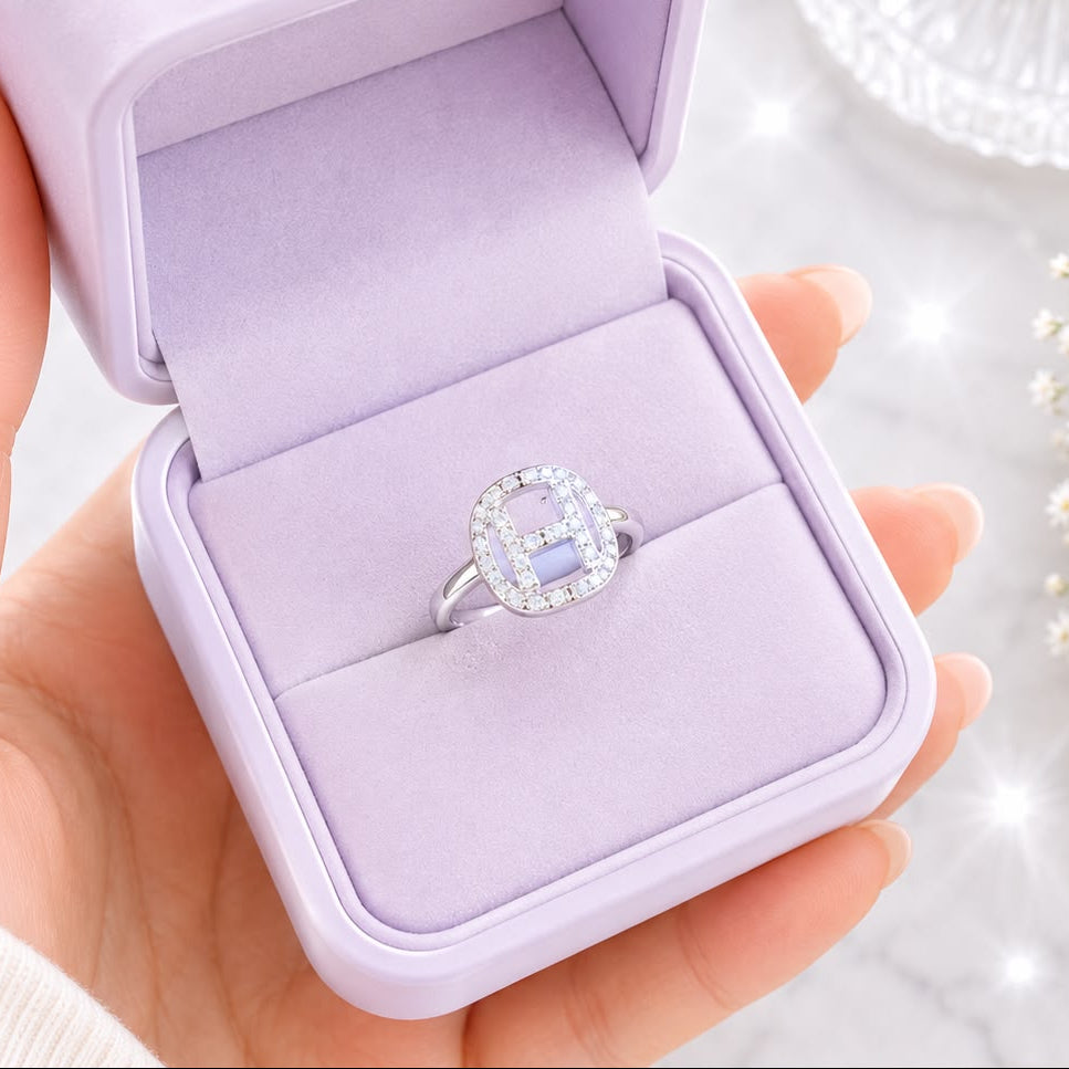 Zircon Ring-386 (Silver)