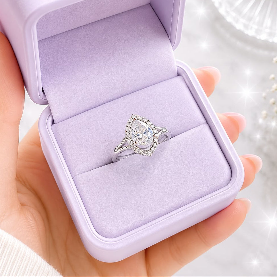 Zircon Ring-387 (Silver)