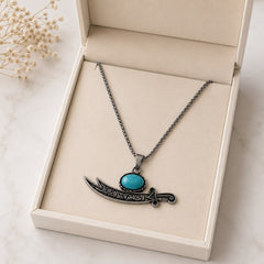 Zulfiqar Chain Locket for Boys & Girls (Ferozi)
