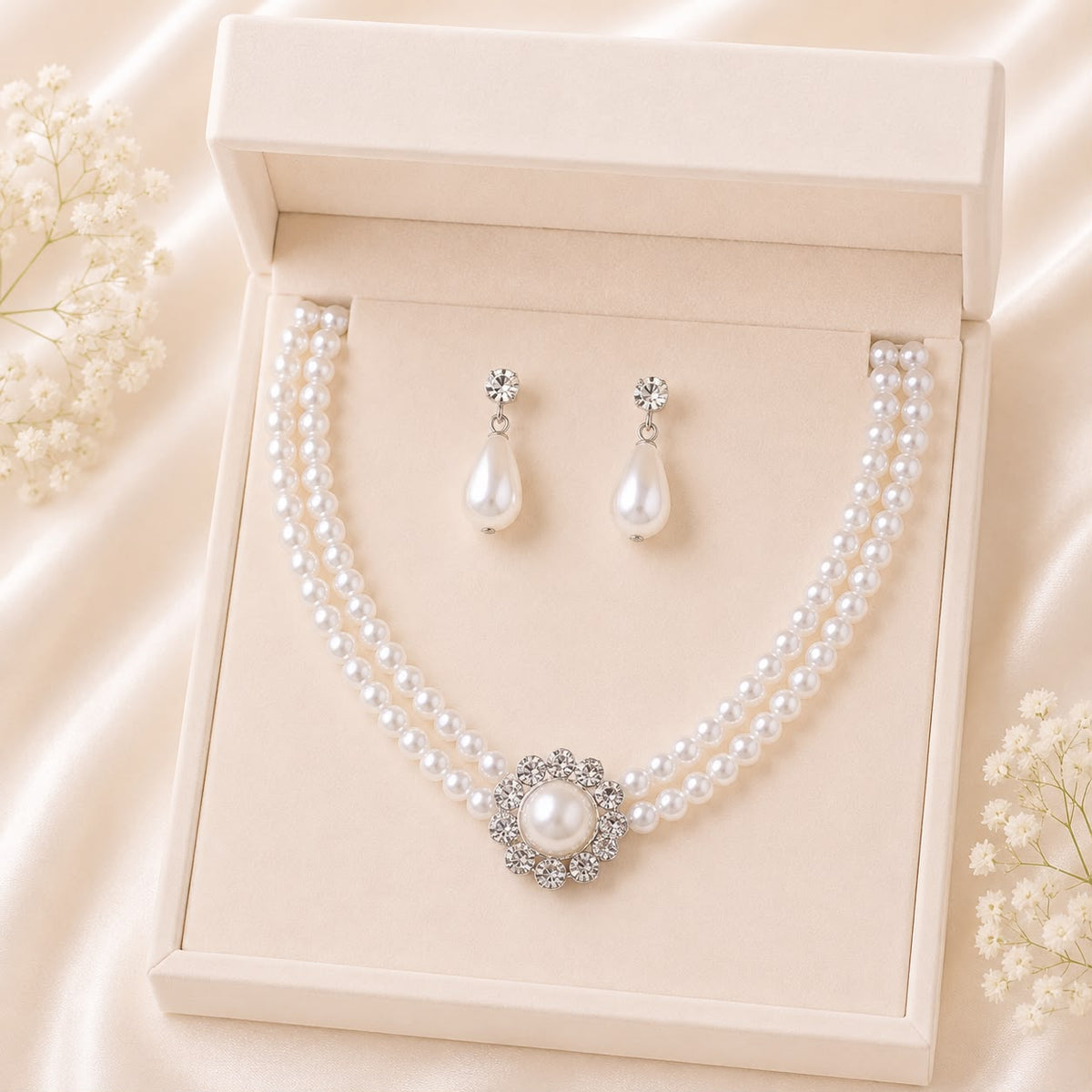 Pearl Necklace Set -07