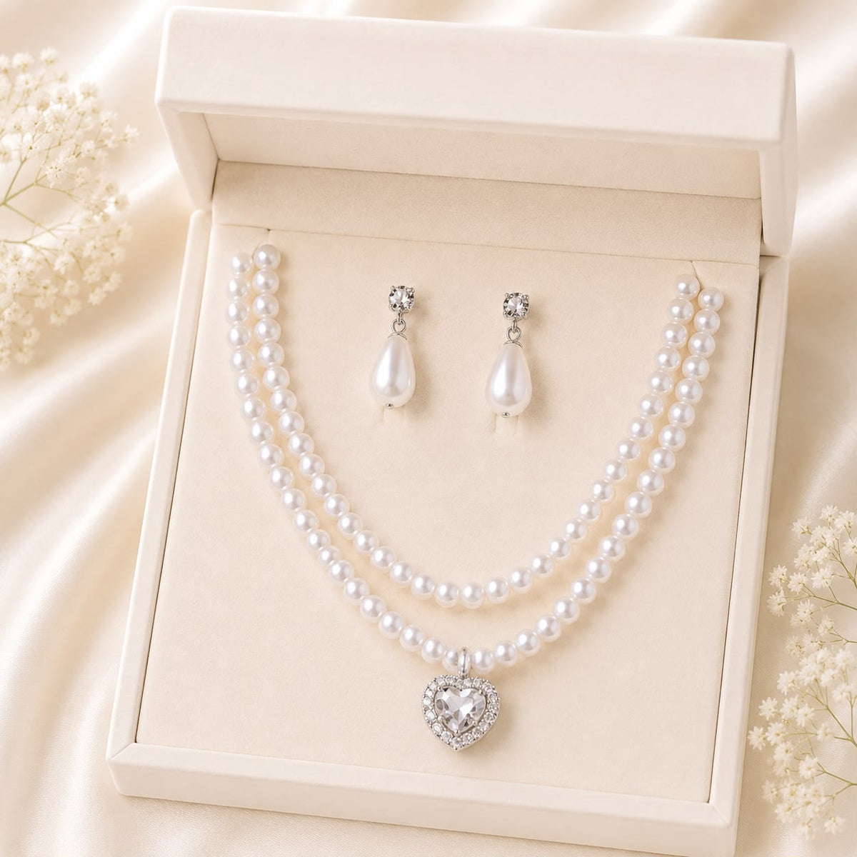 Pearl Necklace Set -08