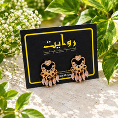 Zircon Earring-233 (Pink)