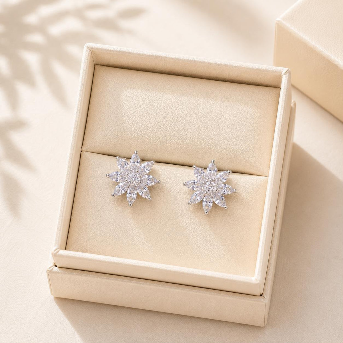 Zircon Studs-219 (Silver)