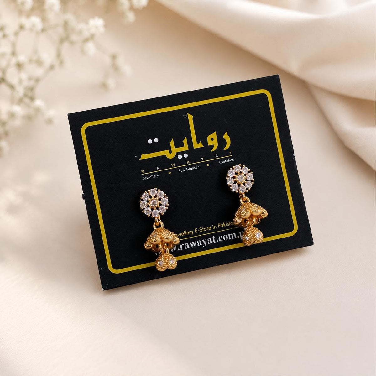 Zircon Jhumki-107