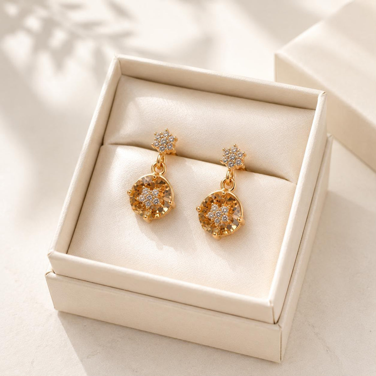 Zircon Earring-236 (Golden)