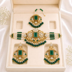 Turkish Choker Set-10 (Green)