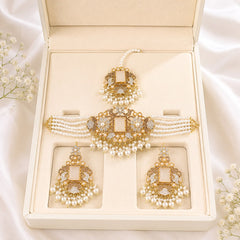 Turkish Choker Set-10 (Pearl)