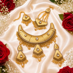 Rajwadi Bridal Set-09 (Golden)