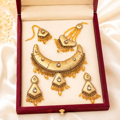 Rajwadi Bridal Set-09 (Golden)