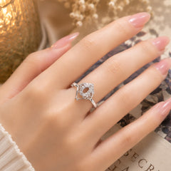 Zircon Ring-395 (Silver)