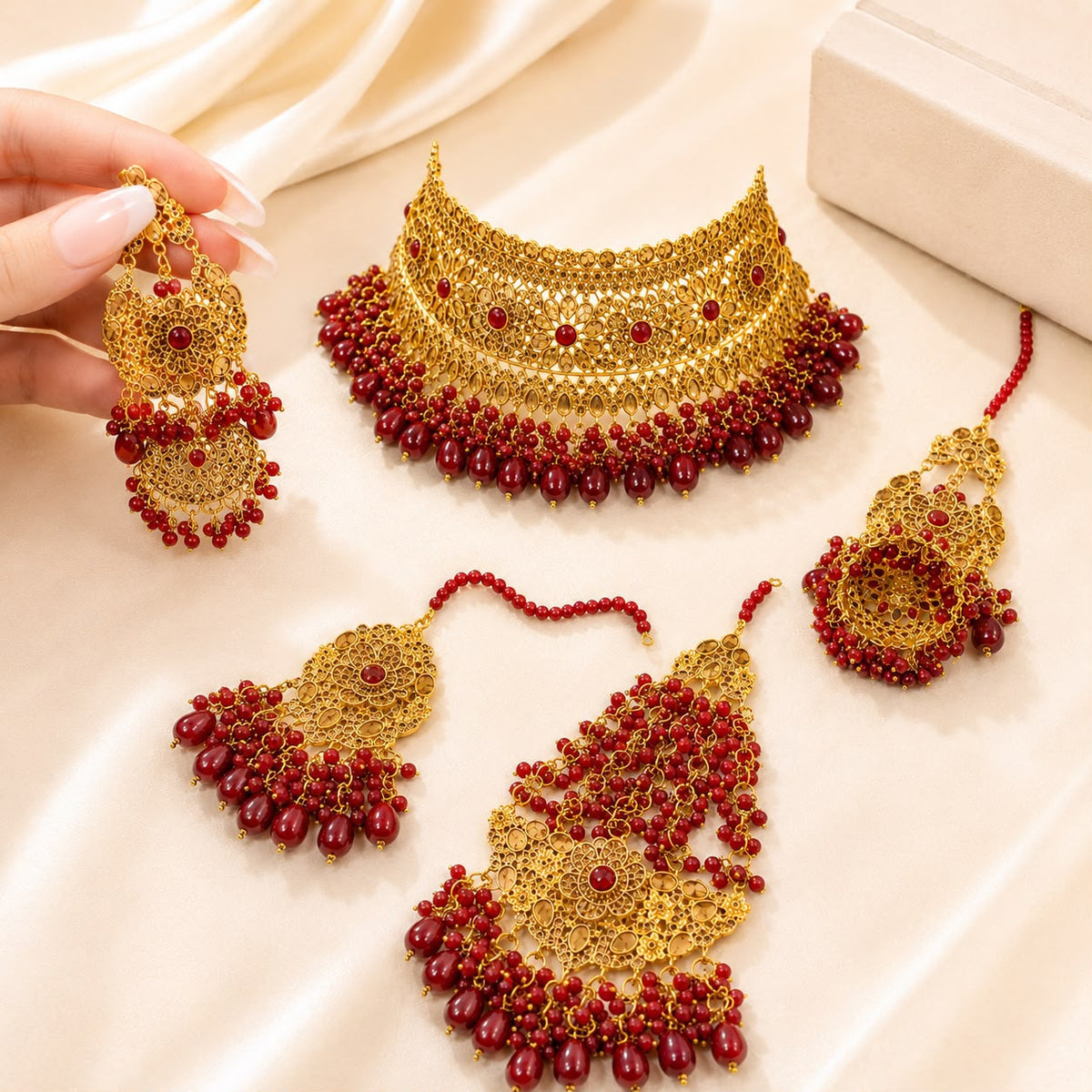 Bridal Jewellery complete Set-05