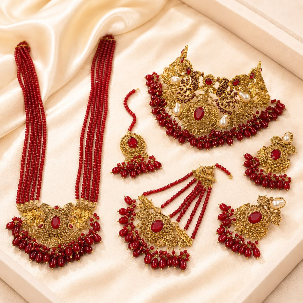 Bridal Jewellery complete Set-08