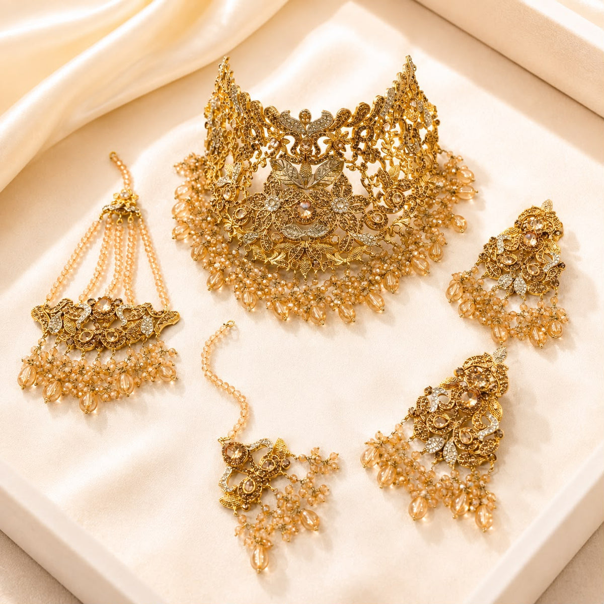 Bridal Jewellery complete Set-09