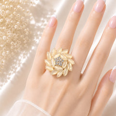 Zircon Ring-400 (Golden)