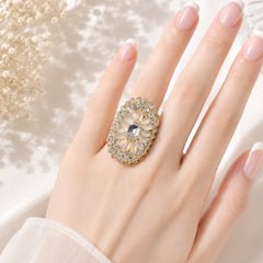 Zircon Ring-401 (Golden)