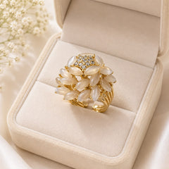 Zircon Ring-403 (Golden)