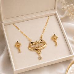Zircon Locket set-09 (Golden)
