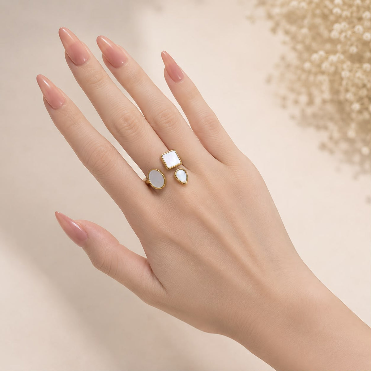 Stainless Steel Ring-224 (Golden)