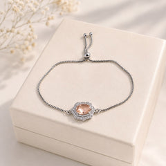 Adjustable Bracelet-276 (Light Pink)