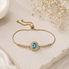 Adjustable Bracelet-281 (Ferozi)