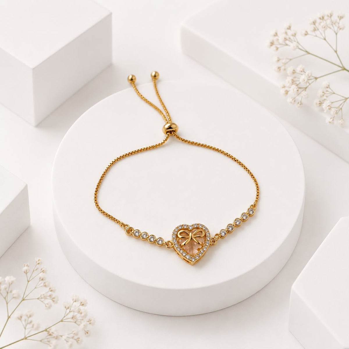 Adjustable Bracelet-278 (Golden)