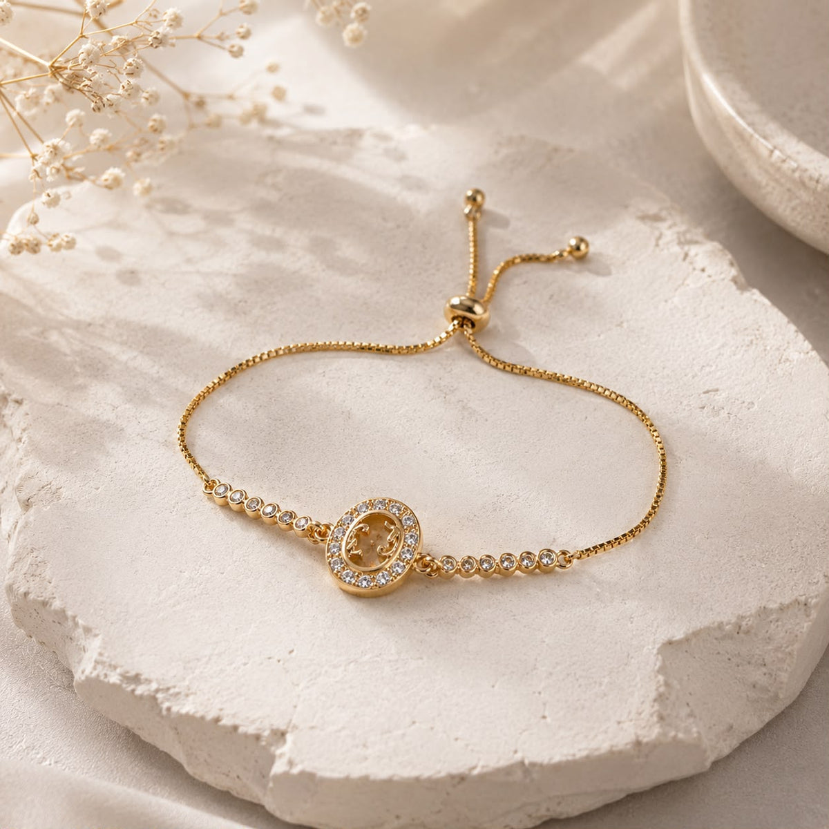 Adjustable Bracelet-281 (Golden)