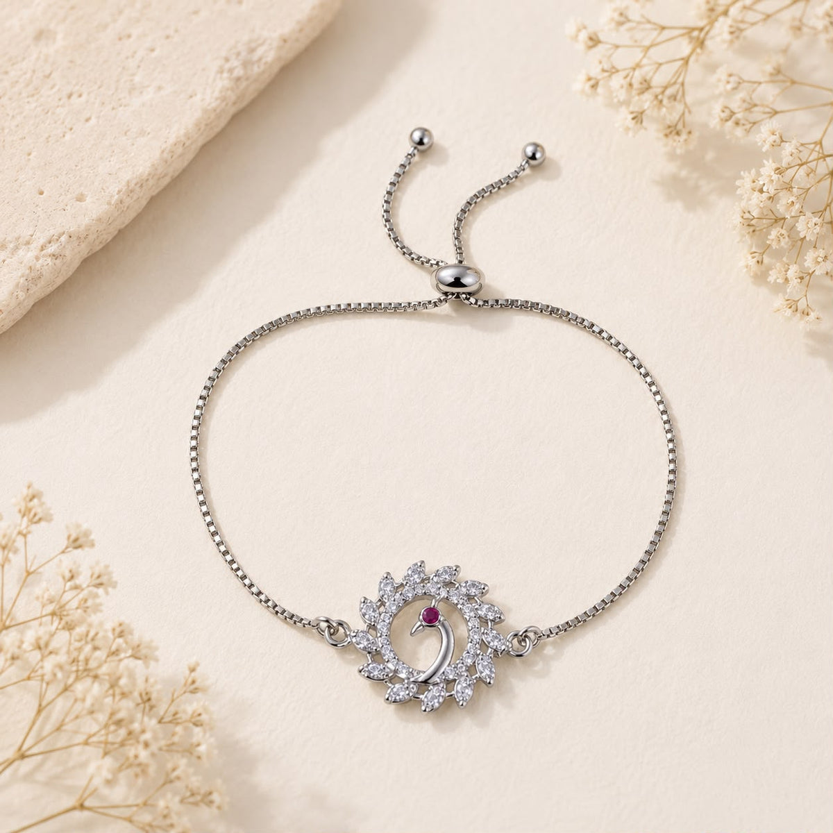 Adjustable Bracelet-275 (Pink)