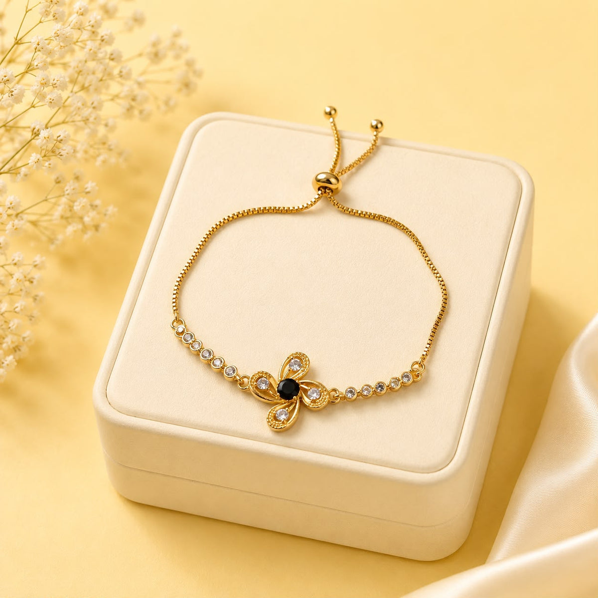Adjustable Bracelet-271 (Black)