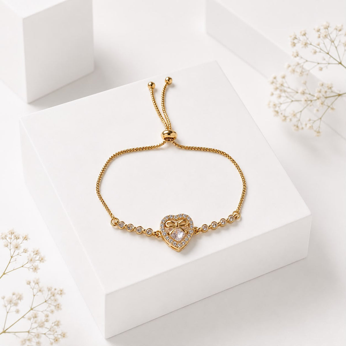 Adjustable Bracelet-278 (White)