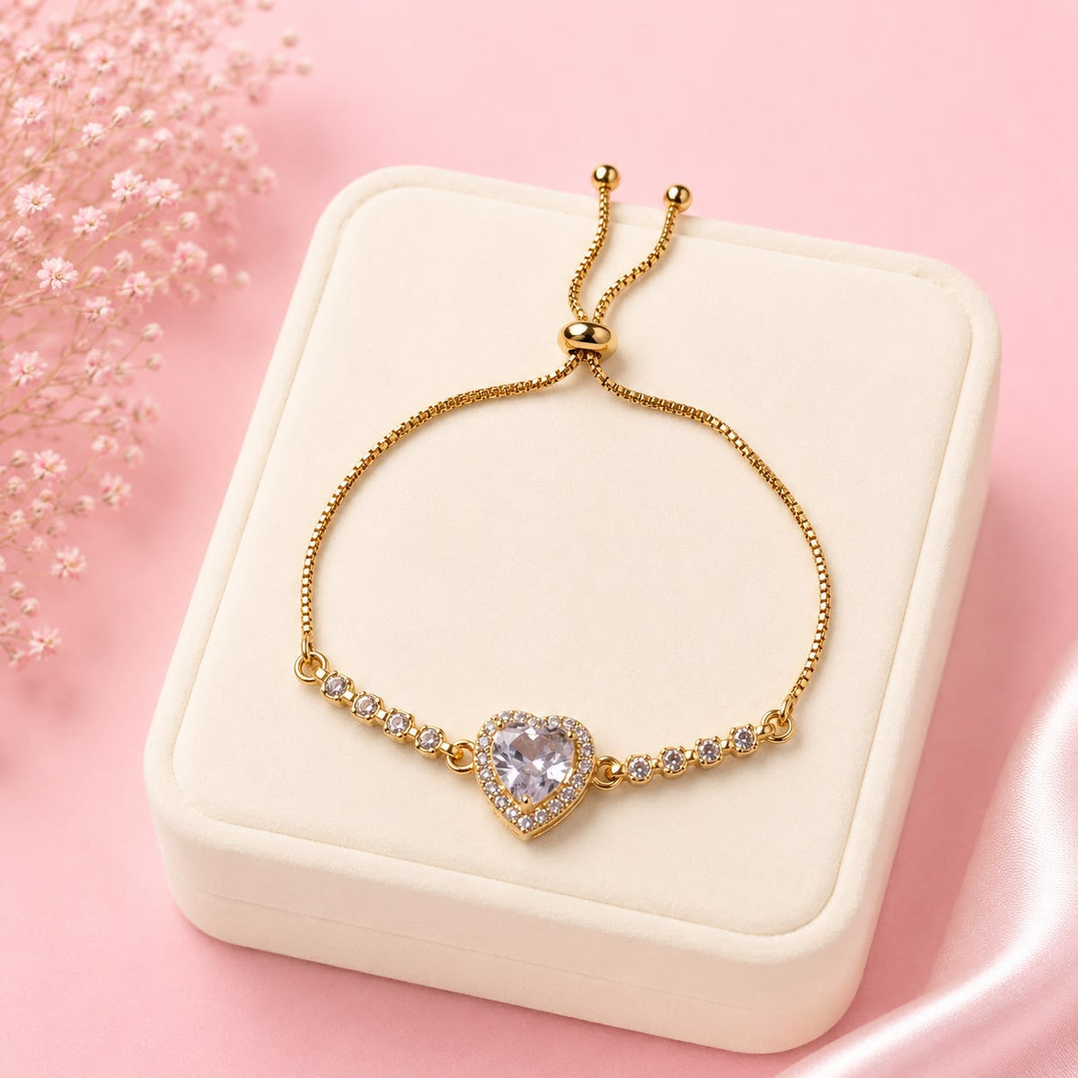 Adjustable Bracelet-280 (White)