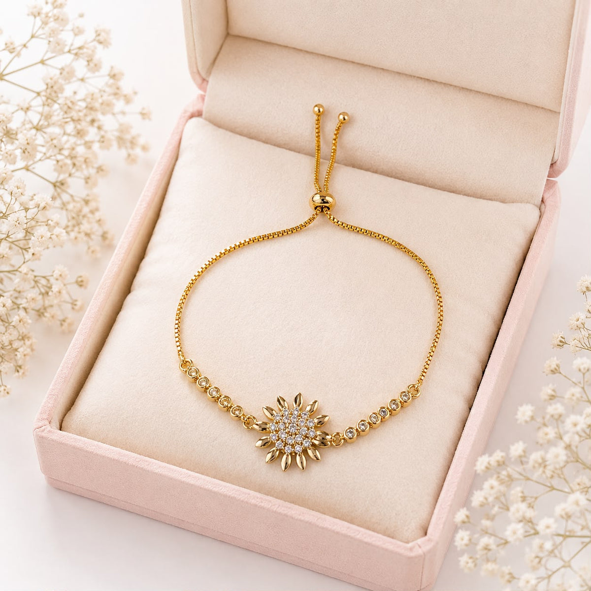 Adjustable Bracelet-273 (White)