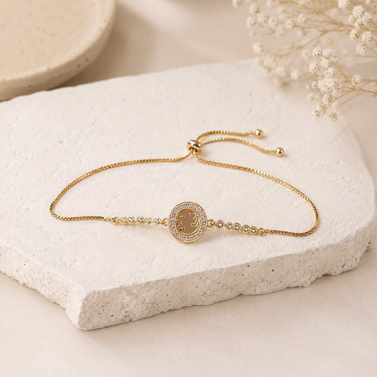Adjustable Bracelet-281 (Pink)