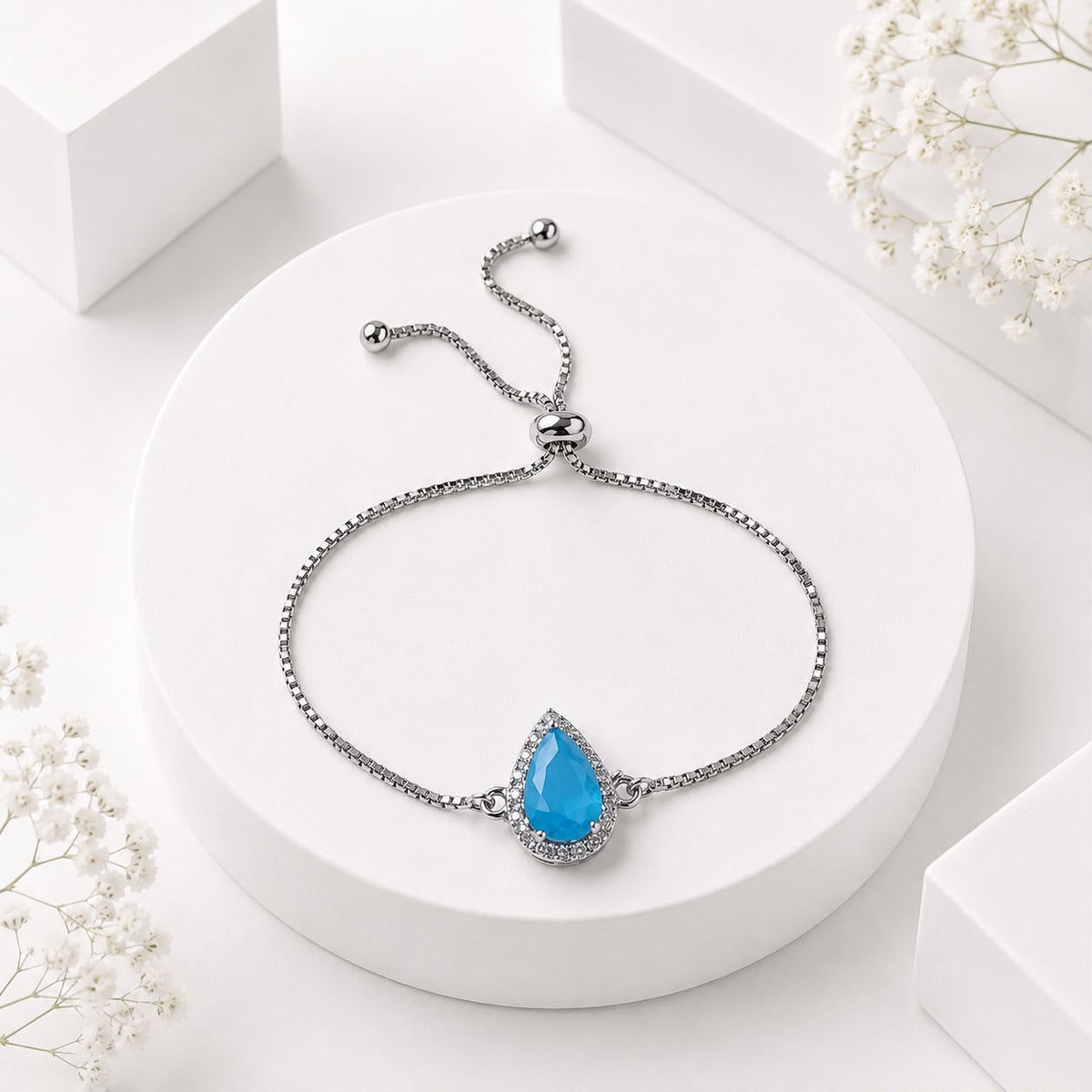 Adjustable Bracelet-272 (Ferozi)