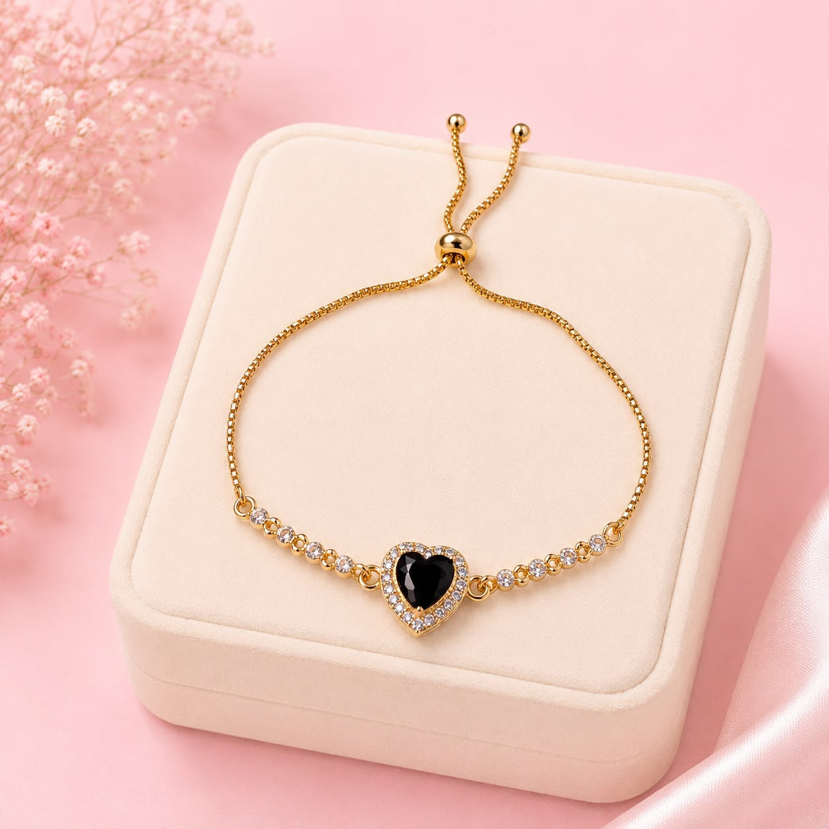 Adjustable Bracelet-280 (Black)