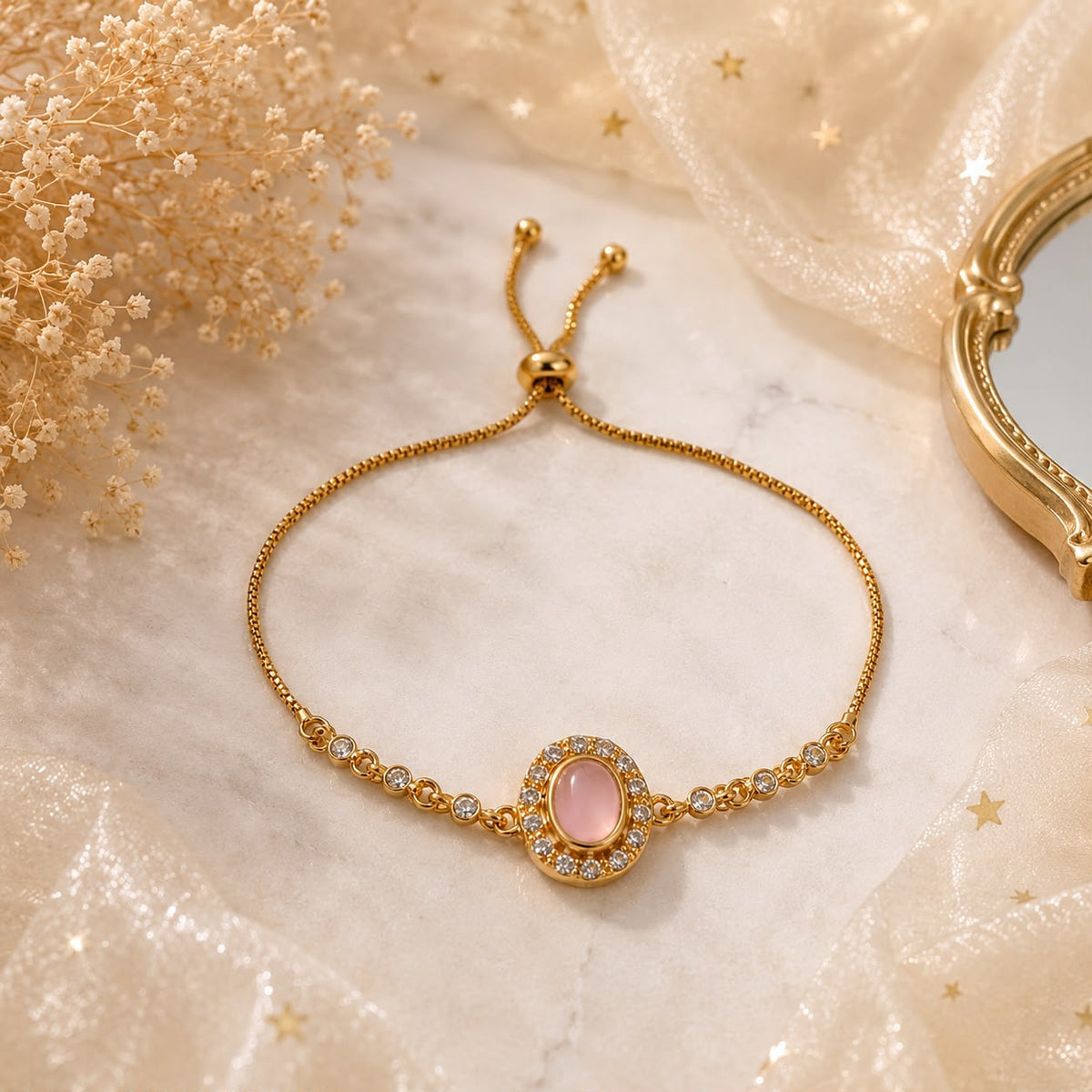 Adjustable Bracelet-282 (Pink)