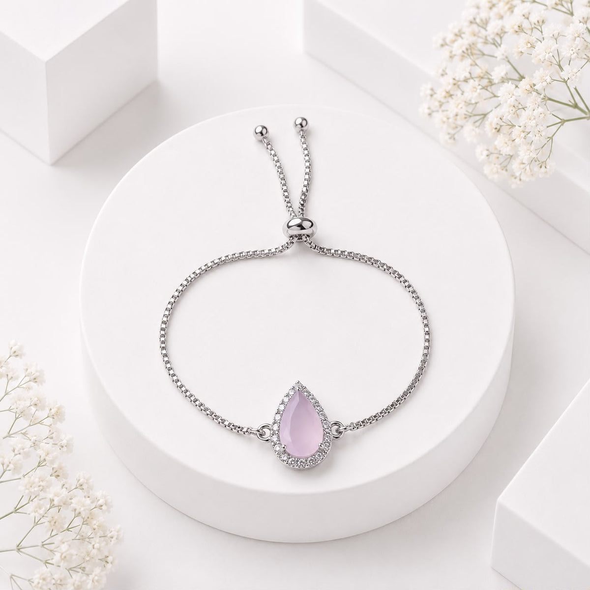 Adjustable Bracelet-272 (Pink)