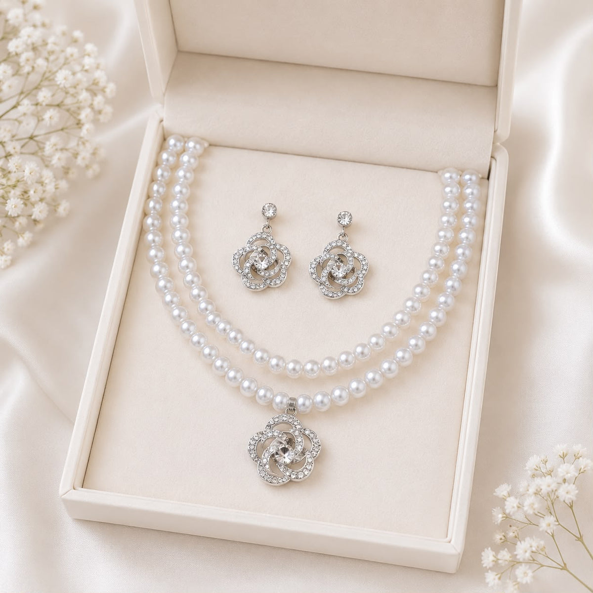 Pearl Necklace Set -13