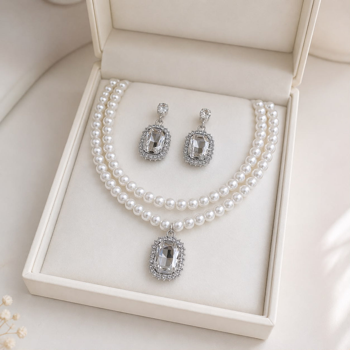 Pearl Necklace Set -15