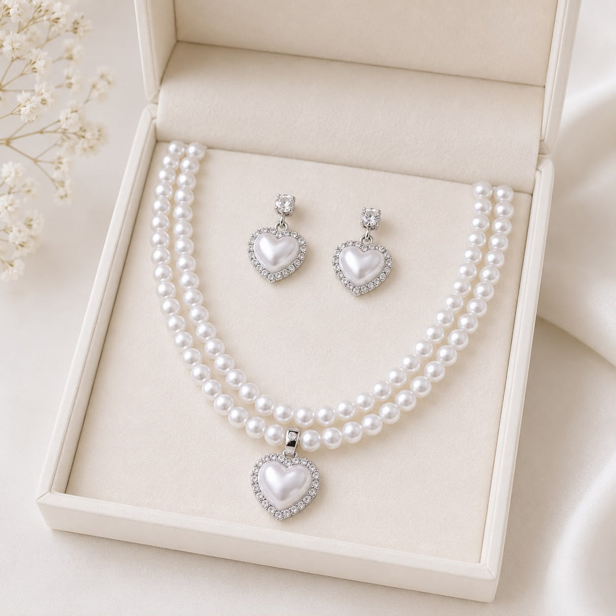 Pearl Necklace Set -18