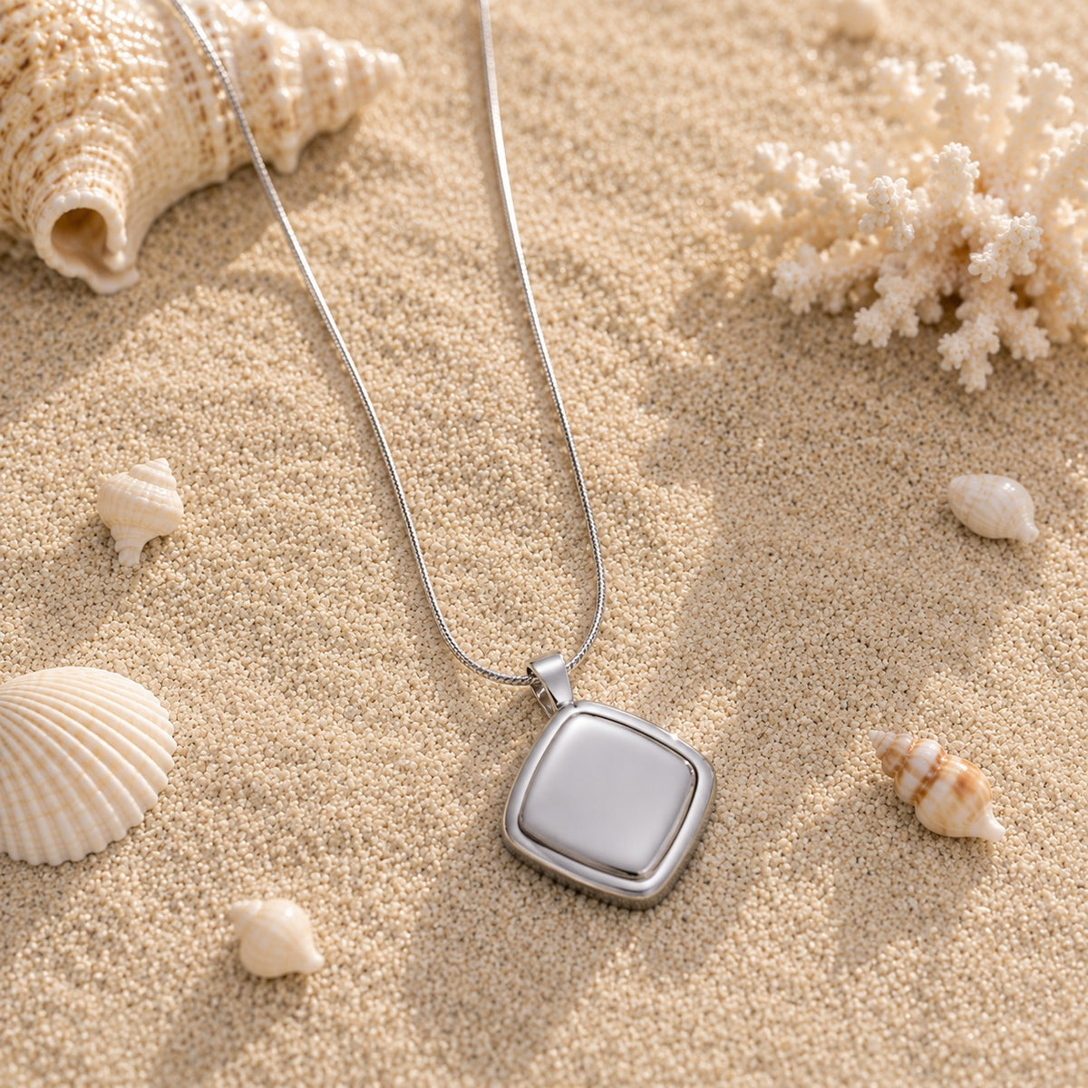 Stainless Steel Pendant (Silver)